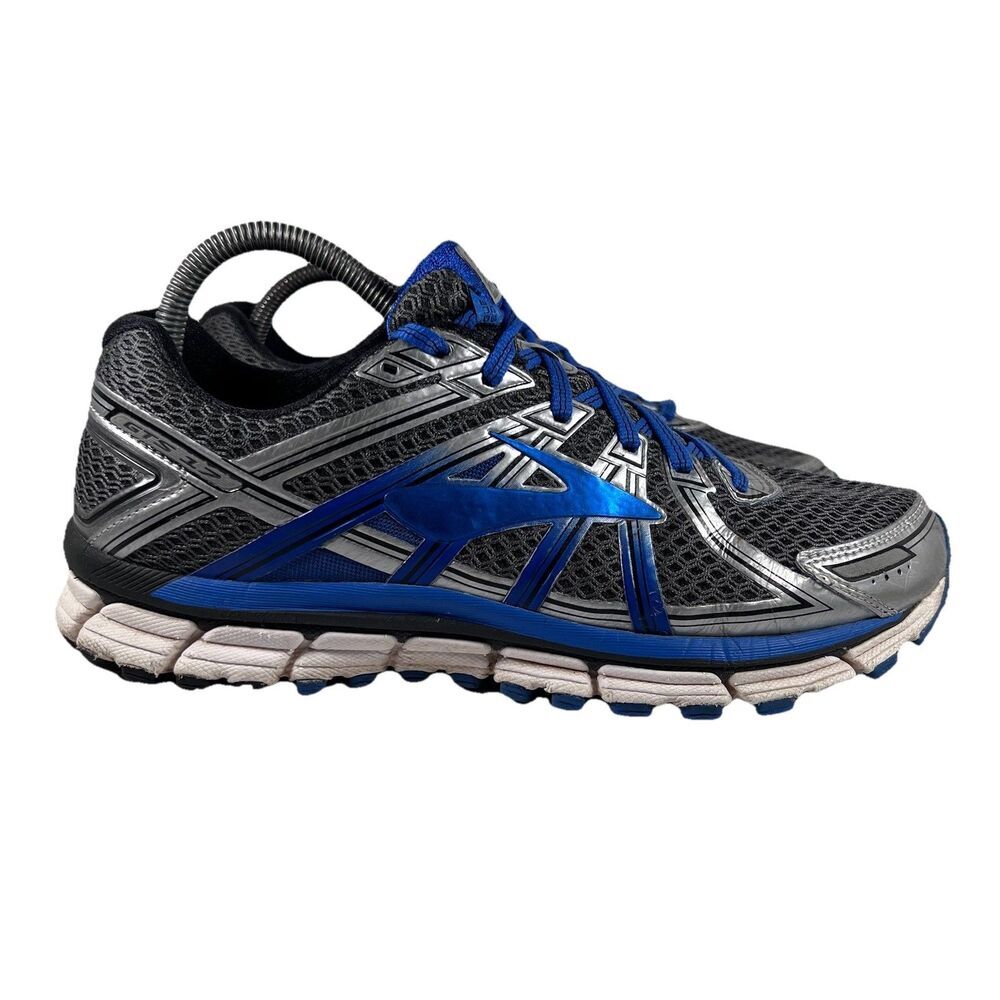 Brooks GTS 17 Blue/Silver Lace Up Running Shoes Sneakers Men's Size 9